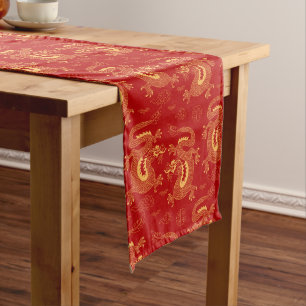 Lunar Year Dragon pattern Chinese Lunar year 2024 Medium Table Runner