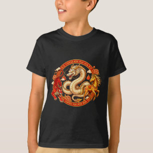 Lunar Zodiac Dragon Tiger Horse Harmony Chinese Ne T-Shirt