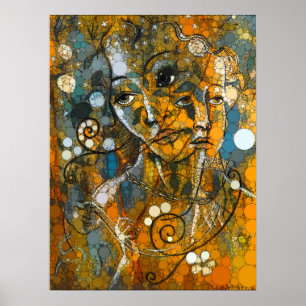 Lunaris, Infinity Dots by After Francis Picabia Poster
