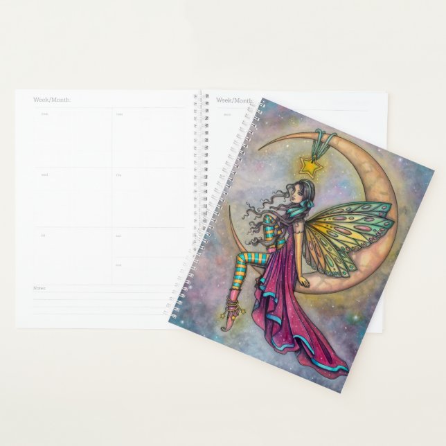 Luna's Perch Fairy Fantasy Art by Molly Harrison Planner (Display)