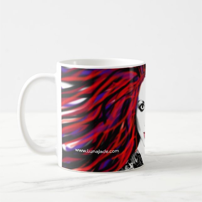 Luna's Wild Hair Mug (Left)