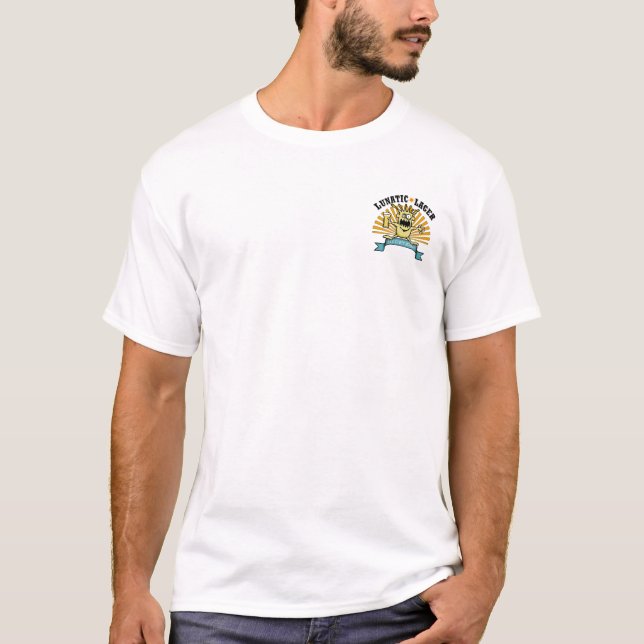 Lunatic Lager T-Shirt (Front)