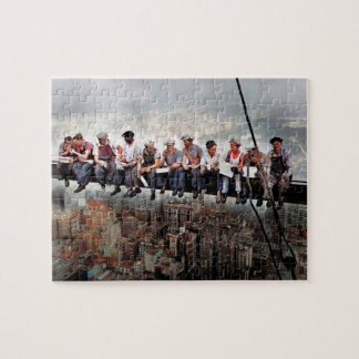 Lunch Atop A Skyscraper C1932 Colour Redux Jigsaw Puzzle