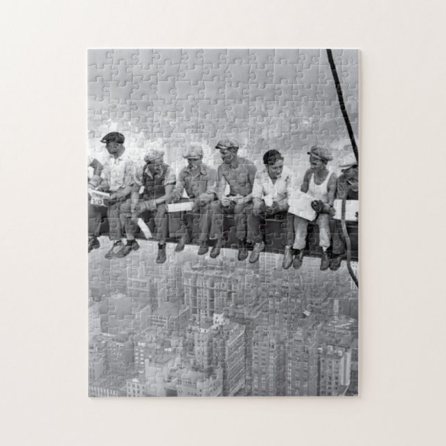 Lunch Atop A Skyscraper Jigsaw Puzzle (Vertical)