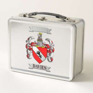 Lunch Box Davies Family Surname And Shield