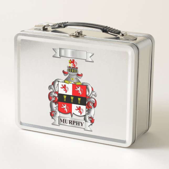 Lunch Box Murphy Irish Surname And Shield (Front)