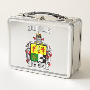 Lunch Box O'Sullivan Irish Surname And Shield