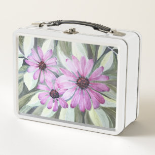 Lunch Box - Purple African Daisies
