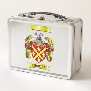 Lunch Box Rodriguez Family Surname And Shield