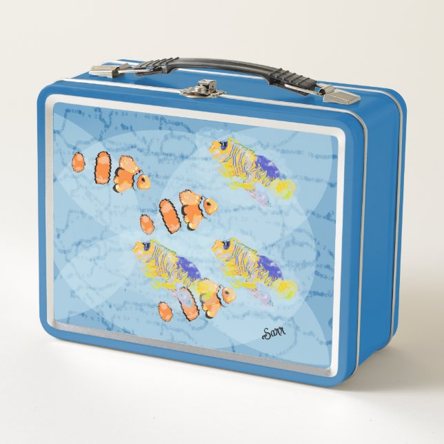 Lunch Box :  School Of Tropical Fish (Front)
