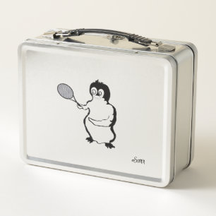 Lunch Box :Tennis Keeps Us Warm .