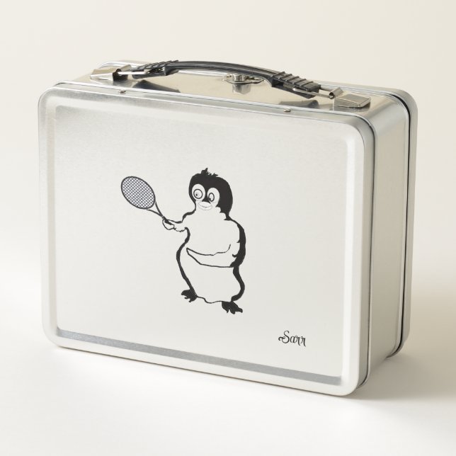 Lunch Box :Tennis Keeps Us Warm . (Back)