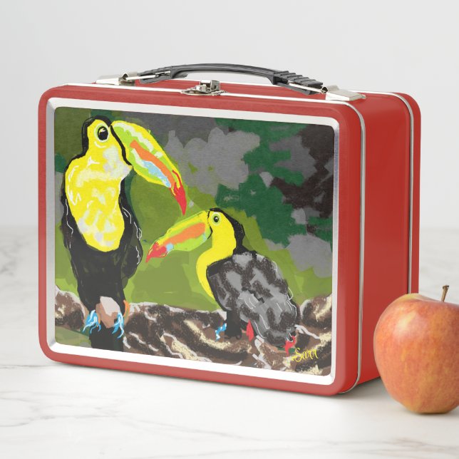 Lunch Box : Tropical Parrots (In Situ)