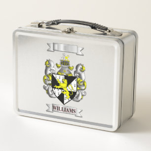Lunch Box Williams Family Surname And Shield