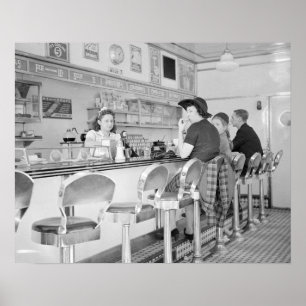 Lunch Counter, 1941 Poster