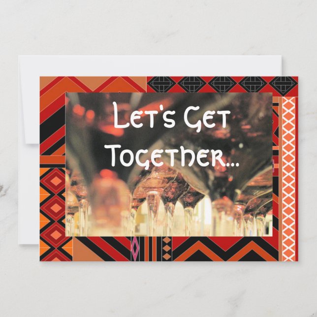 Lunch get together invitation (Front)