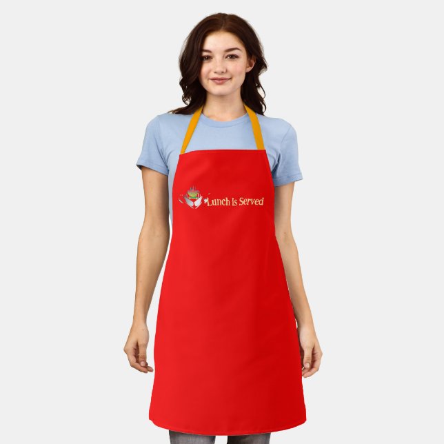 Lunch Is Served  Apron (Worn)