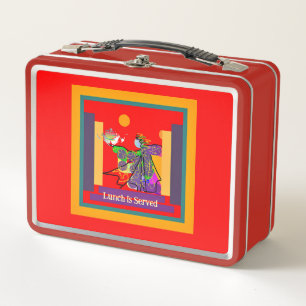 Lunch Is Served Metal Lunchbox