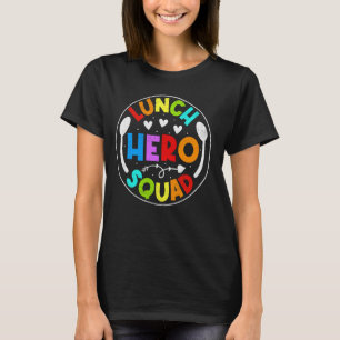 Lunch Ladies Hero Squad Funny School Cafeteria Gif T-Shirt