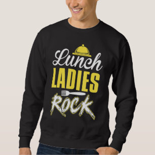 Lunch Ladies Rock Lunch Lady Squad Back To Scho Sweatshirt
