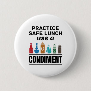 Lunch Lady Cafeteria Food Service Safe Lunch Funny 6 Cm Round Badge
