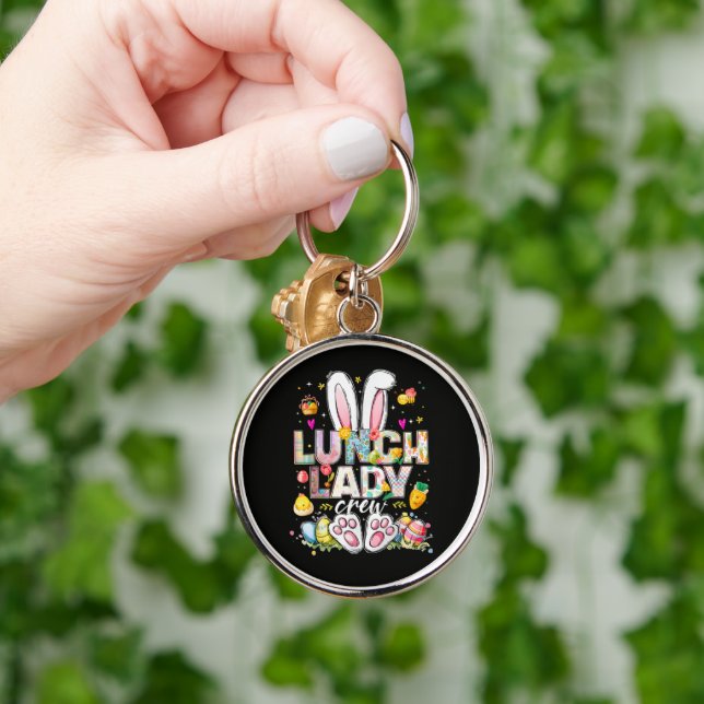 Lunch Lady Crew Funny Bunny Key Ring (Hand)