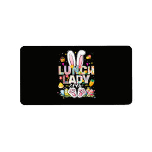 Lunch Lady Crew Funny Bunny Label
