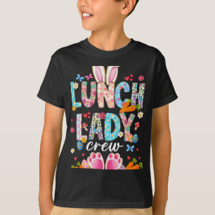 Lunch Lady Crew Funny Bunny Lunch Lady Cafeteria E T-Shirt