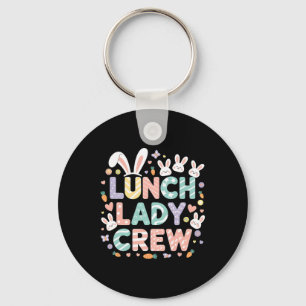 Lunch Lady Crew Funny Lunch Lady Cafeteria Happy E Key Ring