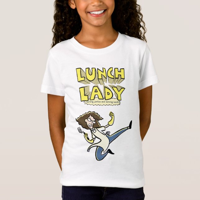 Lunch Lady Girl's Babydoll T-Shirt (Front)