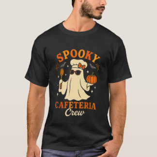 Lunch Lady Halloween Cafeteria Crew Cafe Worker Wa T-Shirt