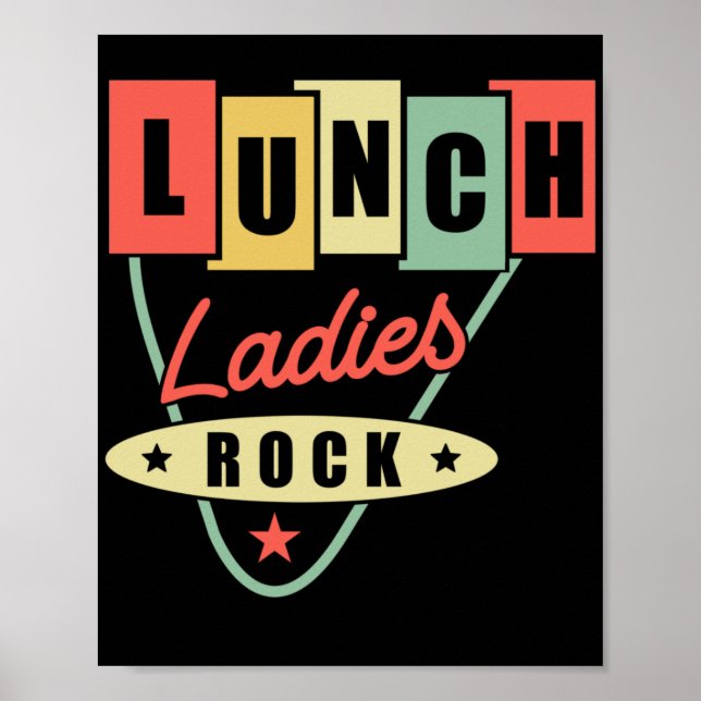 Lunch Lady Lunch Ladies Rock Lunch Lady Poster (Front)