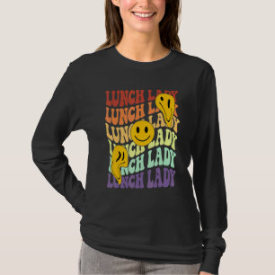 lunch lady retro smile face back to school Cafeter T-Shirt