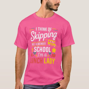 Lunch Lady School Cafeteria Worker Dinner Lady Lun T-Shirt