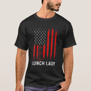 Lunch Lady School Food Attendant Ladies T-Shirt