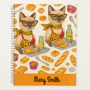 Lunch Lady serving food in school Planner