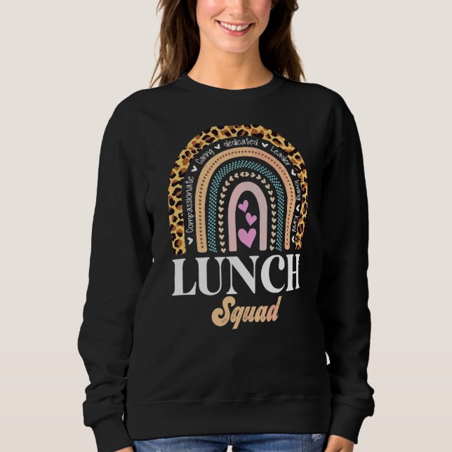 Lunch Squad Group Matching School Cafeteria Crew S Sweatshirt (Front)