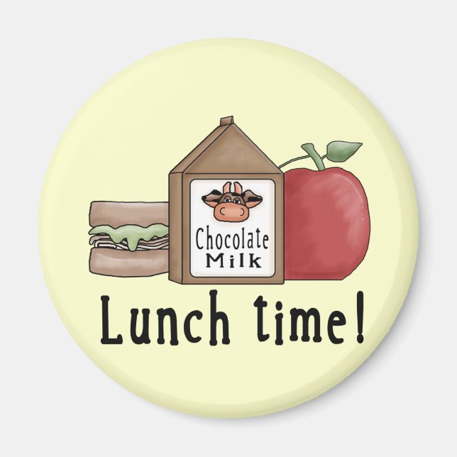 Lunch Time Magnet (Front)