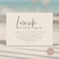 Lunch with the Newlyweds, Happily Ever After