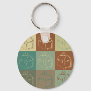 Lunchbox Pop Art Key Ring