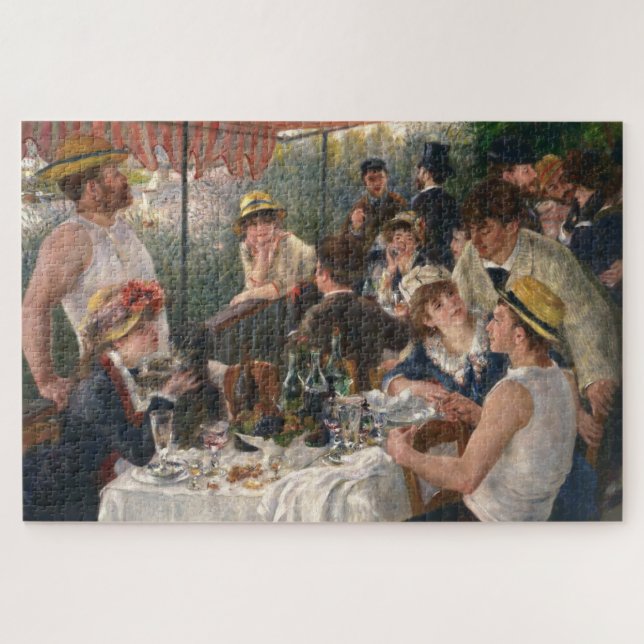 Luncheon Boating Party - Renoir Painting Jigsaw Puzzle (Horizontal)