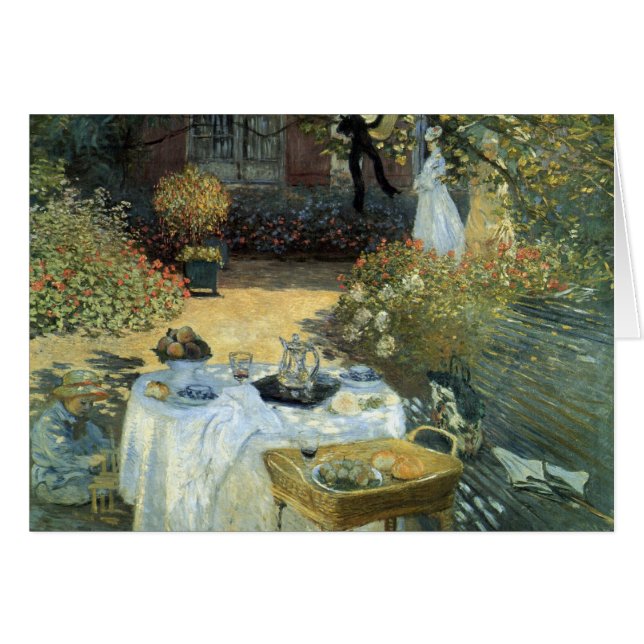 Luncheon by Claude Monet, Vintage Impressionism (Front Horizontal)