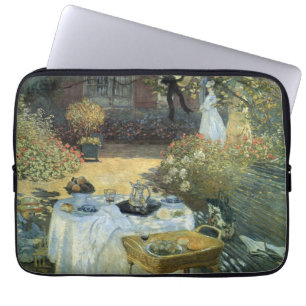 Luncheon by Claude Monet, Vintage Impressionism Laptop Sleeve
