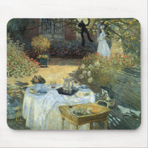 Luncheon by Claude Monet, Vintage Impressionism Mouse Pad