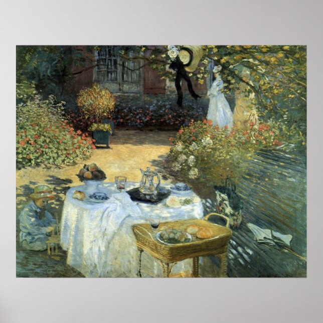 Luncheon by Claude Monet, Vintage Impressionism Poster (Front)