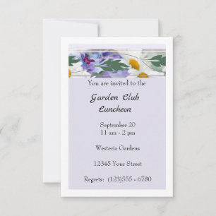 Luncheon Flat Announcement Card