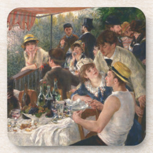 Luncheon of the Boating Party - Auguste Renoir Coaster