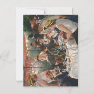 Luncheon of the Boating Party - Auguste Renoir Postcard