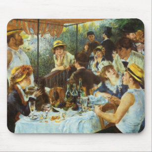 Luncheon of the Boating Party by Pierre Renoir Mouse Pad