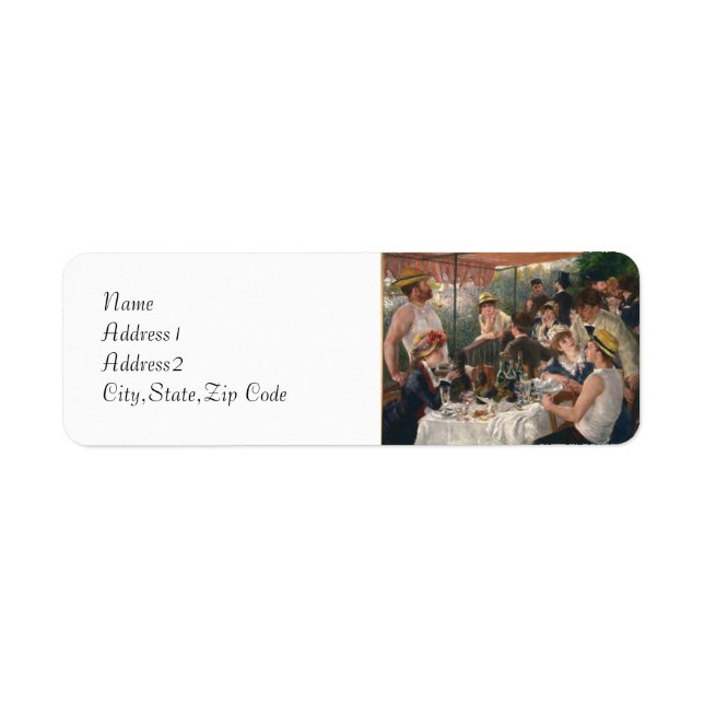 Luncheon of the Boating Party by Renoir (Front)